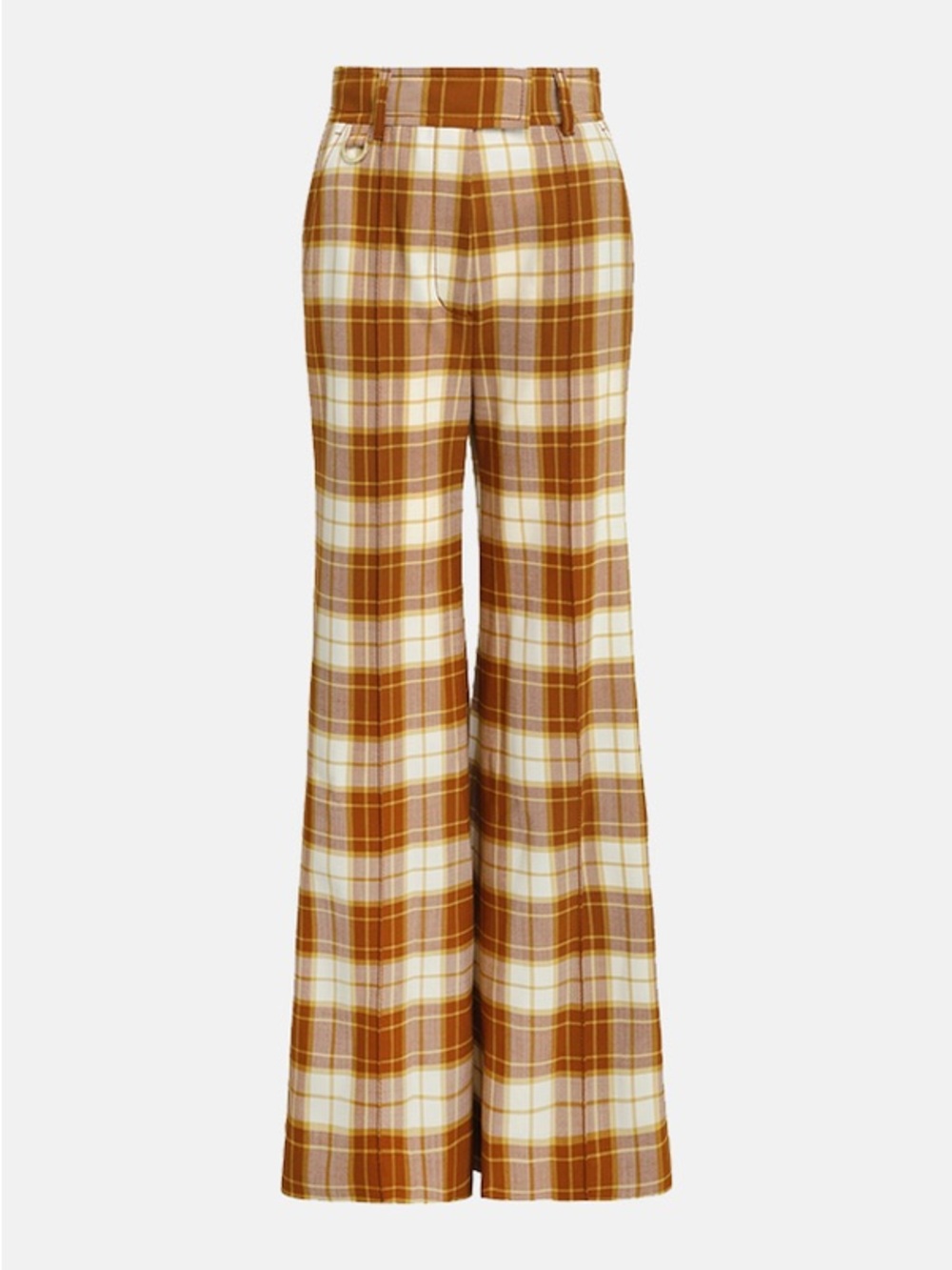 Zimmermann Plaid Wide-Leg Trousers